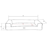 Pelech Golden Dog Boucle Torres M – grafitový